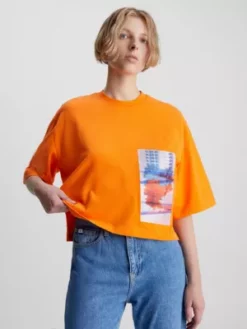 Calvin Klein T-shirt Relaxed Brodé