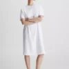 Calvin Klein Robe T-shirt Longue Relaxed -Pas Cher Calvin Klein Magasin J20J220742 YAF main