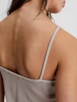 Calvin Klein Robe Dos-nu En Coton Gaufré 10 Calvin Klein Robe Dos-nu En Coton Gaufré -Pas Cher Calvin Klein Magasin J20J220752 PE5 alternate3