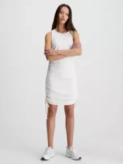Calvin Klein Mini-robe Avec Cordon De Serrage Ruché