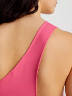 Calvin Klein Robe Asymétrique Avec épaule Dénudée En Jersey Milano -Pas Cher Calvin Klein Magasin J20J220757 XI1 alternate3