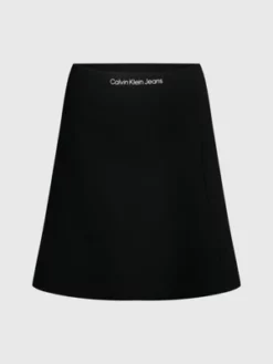 Calvin Klein Mini-jupe Trapèze En Jersey Milano 13 Calvin Klein Mini-jupe Trapèze En Jersey Milano -Pas Cher Calvin Klein Magasin J20J220794 BEH alternate5