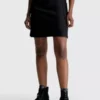 Calvin Klein Mini-jupe Trapèze En Jersey Milano -Pas Cher Calvin Klein Magasin J20J220794 BEH main