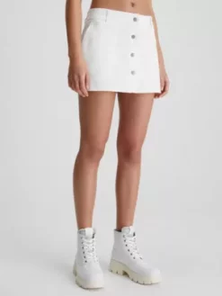 Calvin Klein Micro-jupe En Toile De Coton