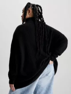 Calvin Klein Pull Grande Taille Avec Monogramme -Pas Cher Calvin Klein Magasin J20J220831 BEH alternate1