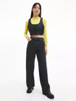 Calvin Klein Doudoune Débardeur Court 12 Calvin Klein Doudoune Débardeur Court -Pas Cher Calvin Klein Magasin J20J220871 BEH alternate3