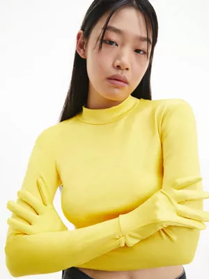 Calvin Klein T-shirt Slim à Manches Longues Avec Gants 5 Calvin Klein T-shirt Slim à Manches Longues Avec Gants – Image 3