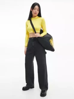 Calvin Klein T-shirt Slim à Manches Longues Avec Gants 12 Calvin Klein T-shirt Slim à Manches Longues Avec Gants -Pas Cher Calvin Klein Magasin J20J220873 ZFS alternate3