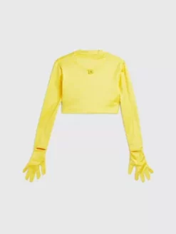 Calvin Klein T-shirt Slim à Manches Longues Avec Gants 14 Calvin Klein T-shirt Slim à Manches Longues Avec Gants -Pas Cher Calvin Klein Magasin J20J220873 ZFS alternate5