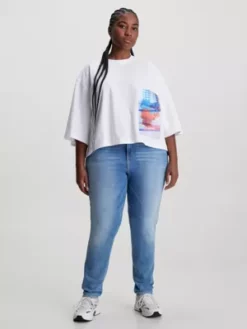 Calvin Klein Jean Skinny High Rise Grande Taille -Pas Cher Calvin Klein Magasin J20J220883 1A4 alternate3