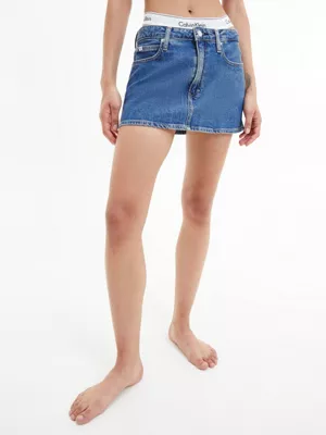 Calvin Klein Micro-mini-jupe En Jean 3 Calvin Klein Micro-mini-jupe En Jean
