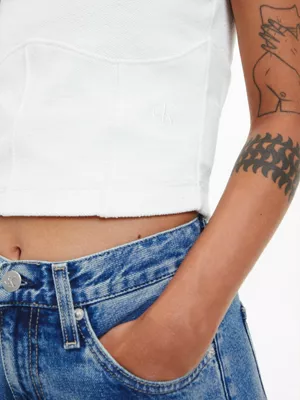 Calvin Klein Débardeur En Tissu éponge De Coton 6 Calvin Klein Débardeur En Tissu éponge De Coton – Image 4