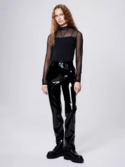 Calvin Klein Body à Manches Longues En Maille -Pas Cher Calvin Klein Magasin J20J220972 BEH alternate3