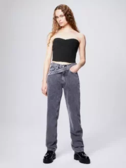 Calvin Klein Bustier En Coton Recyclé -Pas Cher Calvin Klein Magasin J20J220973 BEH alternate3