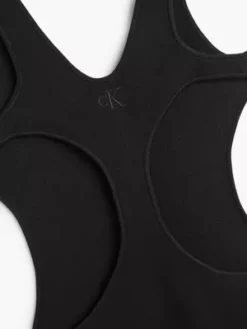 Calvin Klein Robe-débardeur Moulante Ajourée 15 Calvin Klein Robe-débardeur Moulante Ajourée -Pas Cher Calvin Klein Magasin J20J220982 BEH alternate6