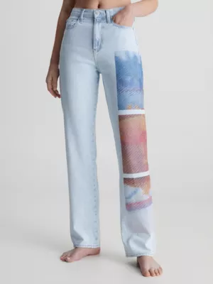 Calvin Klein Jean Relaxed High Rise Imprimé 3 Calvin Klein Jean Relaxed High Rise Imprimé