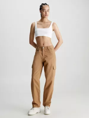 Calvin Klein Brassière En Jersey Côtelé 7 Calvin Klein Brassière En Jersey Côtelé – Image 5