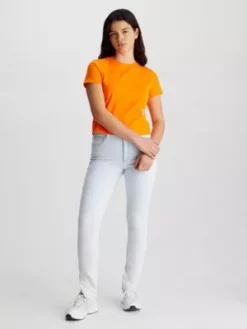 Calvin Klein T-shirt Court Avec Logo -Pas Cher Calvin Klein Magasin J20J221047 SCB alternate4