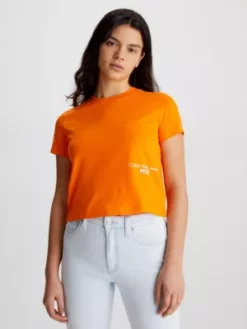 Calvin Klein T-shirt Court Avec Logo