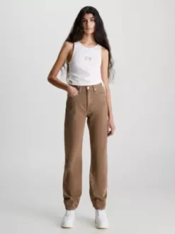 Calvin Klein Débardeur Avec Cordon De Serrage Ruché -Pas Cher Calvin Klein Magasin J20J221062 YBH alternate3