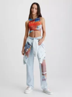 Calvin Klein Haut Ajouré Avec Fermeture éclair Dans Le Dos 10 Calvin Klein Haut Ajouré Avec Fermeture éclair Dans Le Dos -Pas Cher Calvin Klein Magasin J20J221068 0K9 alternate3