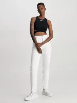 Calvin Klein Haut Ajouré Avec Fermeture éclair Dans Le Dos -Pas Cher Calvin Klein Magasin J20J221068 BEH alternate3