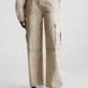 Calvin Klein Pantalon Cargo Relaxed Imprimé -Pas Cher Calvin Klein Magasin J20J221071 0F4 main