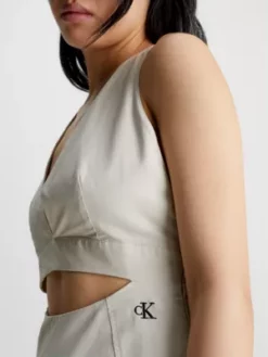 Calvin Klein Robe Utilitaire Dos-nu 10 Calvin Klein Robe Utilitaire Dos-nu -Pas Cher Calvin Klein Magasin J20J221076 ACI alternate3