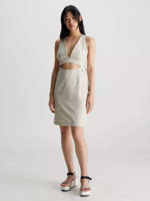 Calvin Klein Robe Utilitaire Dos-nu 3 Calvin Klein Robe Utilitaire Dos-nu