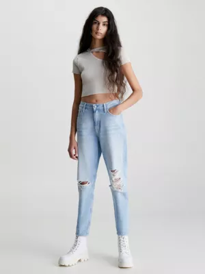 Calvin Klein Haut Ajouré En Coton Bio 6 Calvin Klein Haut Ajouré En Coton Bio – Image 4