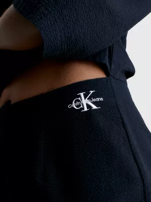 Calvin Klein Robe-chemise Ajourée En Seersucker 7 Calvin Klein Robe-chemise Ajourée En Seersucker – Image 5