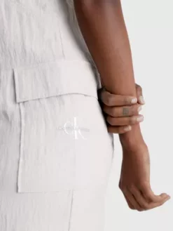 Calvin Klein Robe-débardeur Entièrement Boutonnée -Pas Cher Calvin Klein Magasin J20J221134 ACI alternate3