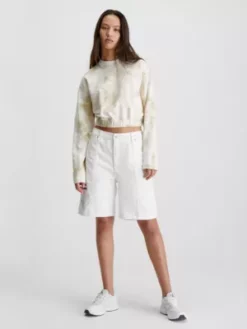 Calvin Klein Sweat-shirt Court Tie Dye -Pas Cher Calvin Klein Magasin J20J221189 0LA alternate3