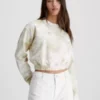 Calvin Klein Sweat-shirt Court Tie Dye 1 Calvin Klein Sweat-shirt Court Tie Dye -Pas Cher Calvin Klein Magasin J20J221189 0LA main