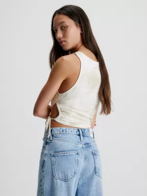 Calvin Klein Débardeur Tie Dye Ruché 4 Calvin Klein Débardeur Tie Dye Ruché – Image 2