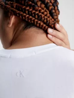 Calvin Klein T-shirt Boyfriend Grande Taille Avec Logo -Pas Cher Calvin Klein Magasin J20J221197 YAF alternate2