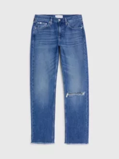 Calvin Klein Jean Straight Taille Basse -Pas Cher Calvin Klein Magasin J20J221224 1A4 alternate4