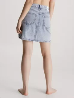 Calvin Klein Mini-jupe En Jean -Pas Cher Calvin Klein Magasin J20J221270 1AA alternate2