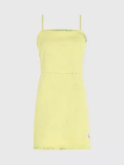 Calvin Klein Mini-robe Ajustée En Jean -Pas Cher Calvin Klein Magasin J20J221275 1A4 alternate4