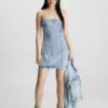Calvin Klein Robe Corset En Denim Recyclé 2 Calvin Klein Robe Corset En Denim Recyclé -Pas Cher Calvin Klein Magasin J20J221276 1AA main