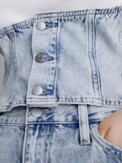 Calvin Klein Gilet Corset En Denim -Pas Cher Calvin Klein Magasin J20J221286 1AA alternate2