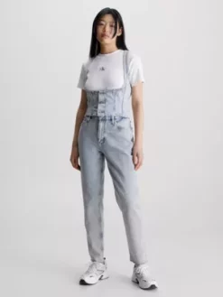 Calvin Klein Gilet Corset En Denim -Pas Cher Calvin Klein Magasin J20J221286 1AA alternate3