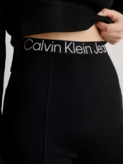 Calvin Klein Legging évasé En Jersey Milano -Pas Cher Calvin Klein Magasin J20J221301 BEH alternate3