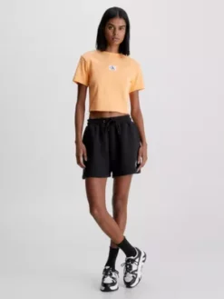 Calvin Klein Short De Jogging Relaxed Avec Monogramme -Pas Cher Calvin Klein Magasin J20J221303 BEH alternate4