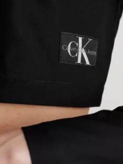 Calvin Klein Haut Slim élastique à Manches Longues -Pas Cher Calvin Klein Magasin J20J221312 BEH alternate2