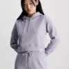 Calvin Klein Sweat à Capuche Relaxed Court -Pas Cher Calvin Klein Magasin J20J221341 PC1 main