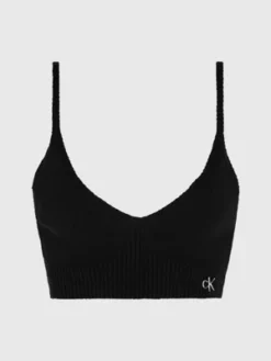 Calvin Klein Brassière En Maille De Coton 11 Calvin Klein Brassière En Maille De Coton -Pas Cher Calvin Klein Magasin J20J221345 BEH alternate4