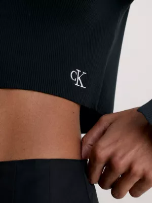 Calvin Klein Cardigan Court Avec Fermeture Agrafe 5 Calvin Klein Cardigan Court Avec Fermeture Agrafe – Image 3