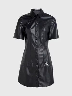 Calvin Klein Robe-chemise En Similicuir 7 Calvin Klein Robe-chemise En Similicuir â Image 5