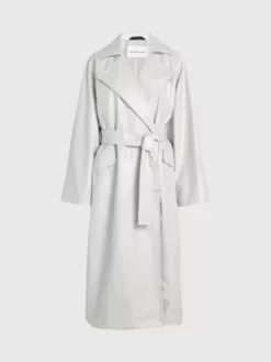 Calvin Klein Trench-coat Oversize Brillant -Pas Cher Calvin Klein Magasin J20J221389 ACF alternate5